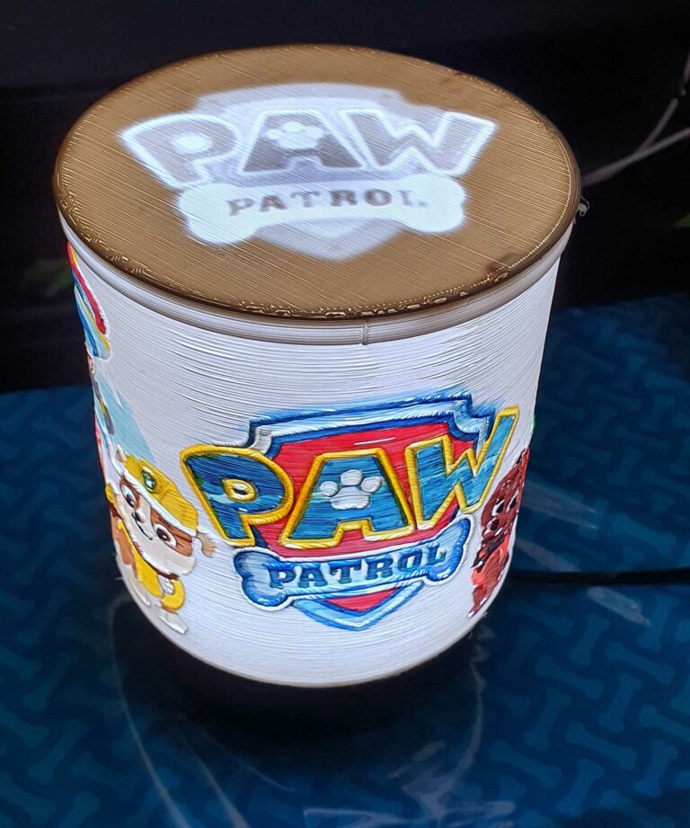 Paw Patrol Lampe mit Effekten